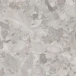 Florim Stone Lucania porselen plaka — gri ve açık taş parçaları yüzey deseni